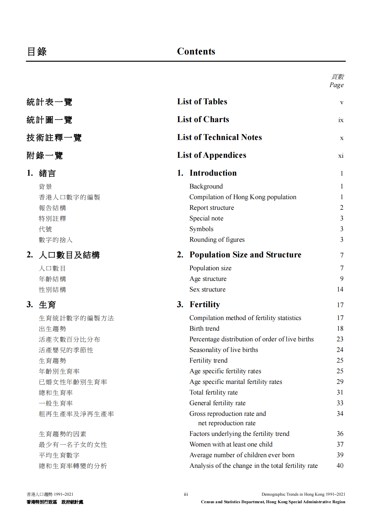 香港人口趋势1991-2021 第5页