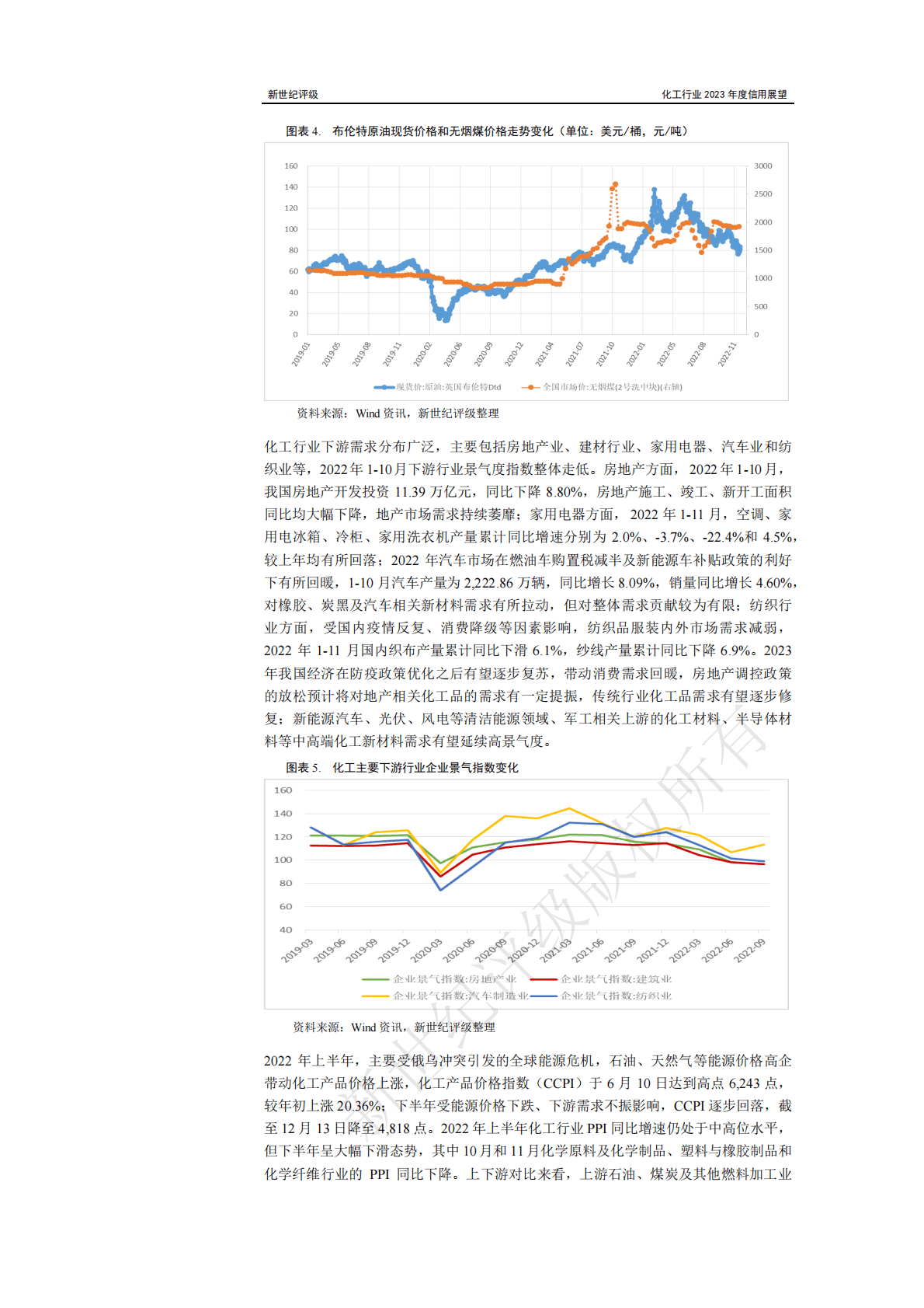 新世纪评级：化工行业2023年度信用展望 第5页