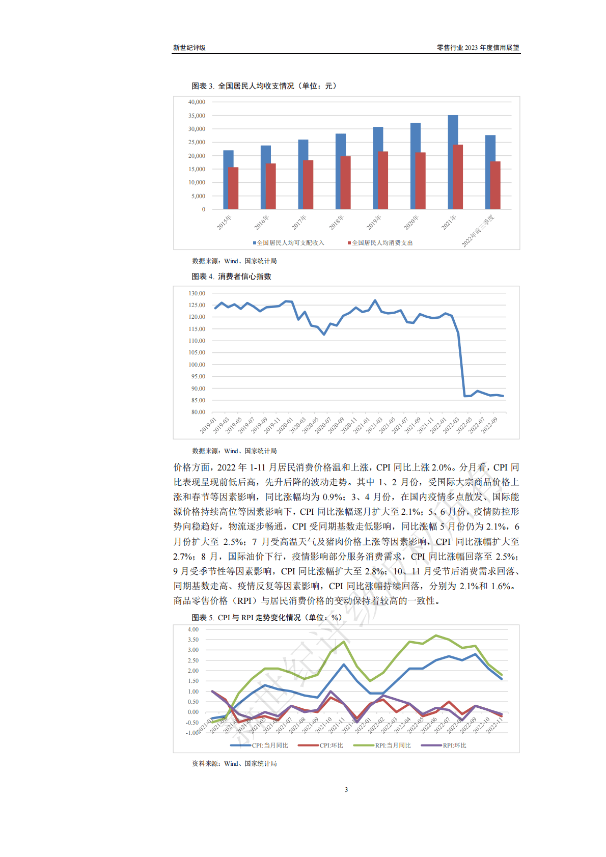 新世纪评级：零售行业2023年度信用展望 第3页