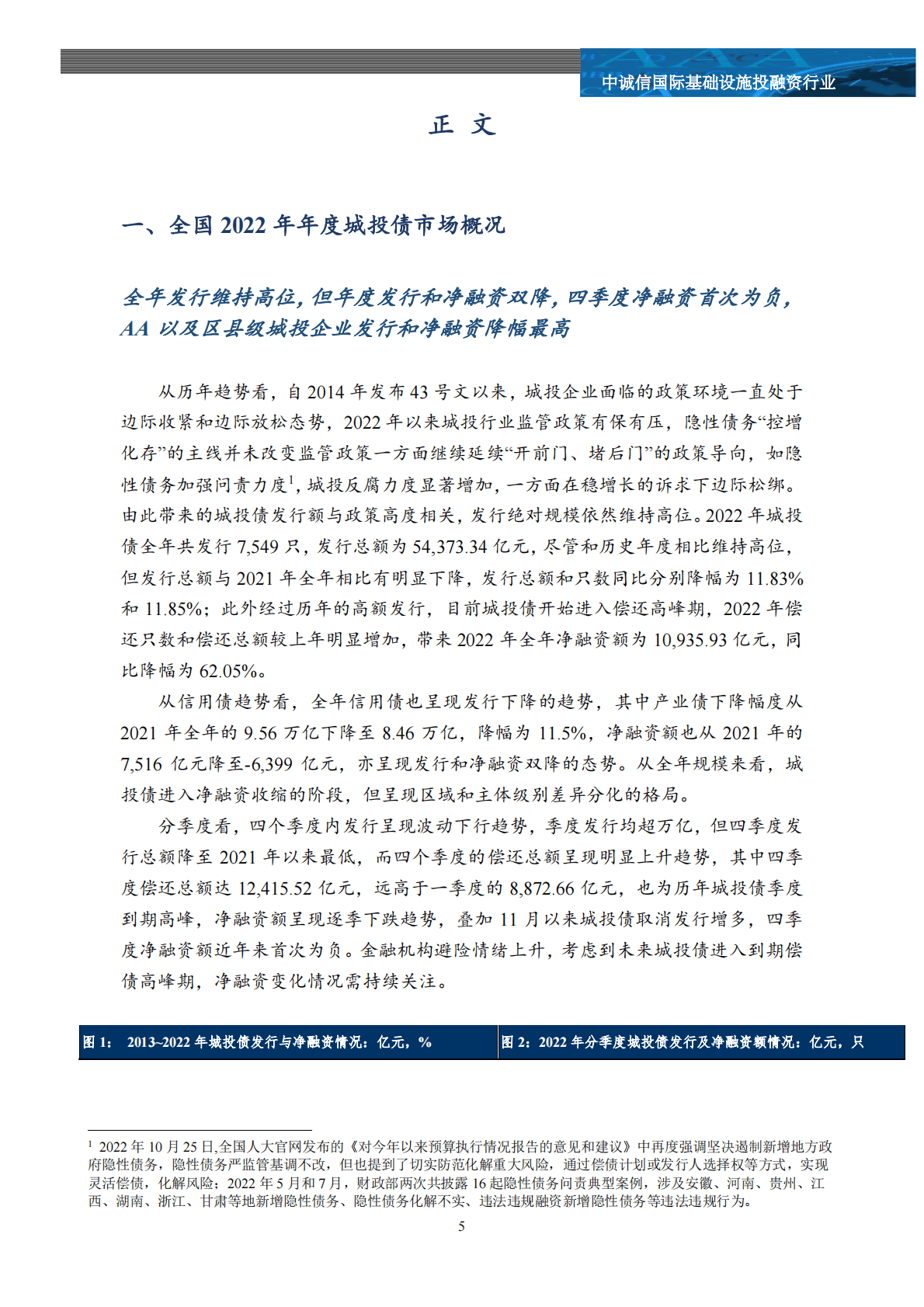 中诚信：2022年全国及重点区域城投债市场追踪及市场关注 第5页