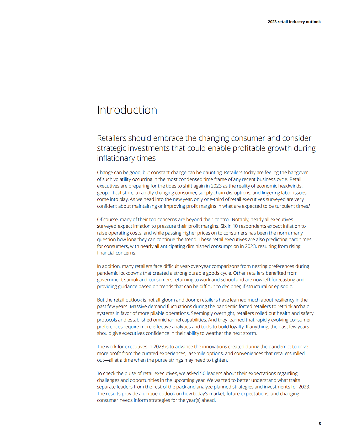 德勤：2023年零售行业展望（英） 第3页