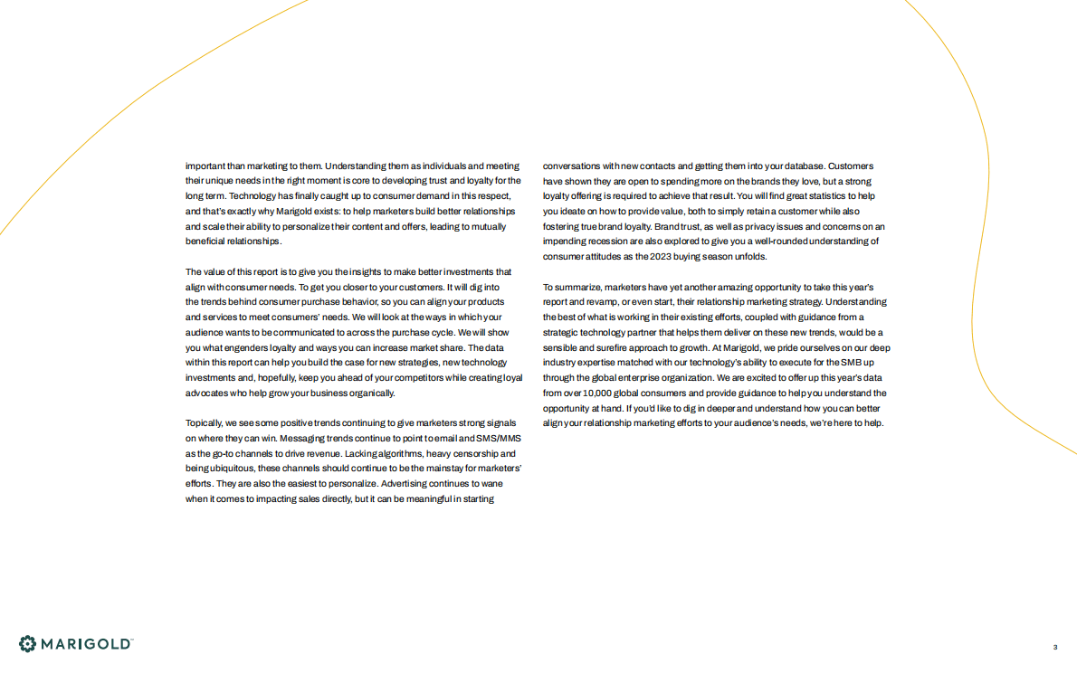 MARIGOLD：2023年消费趋势指数报告【英文版】 第3页