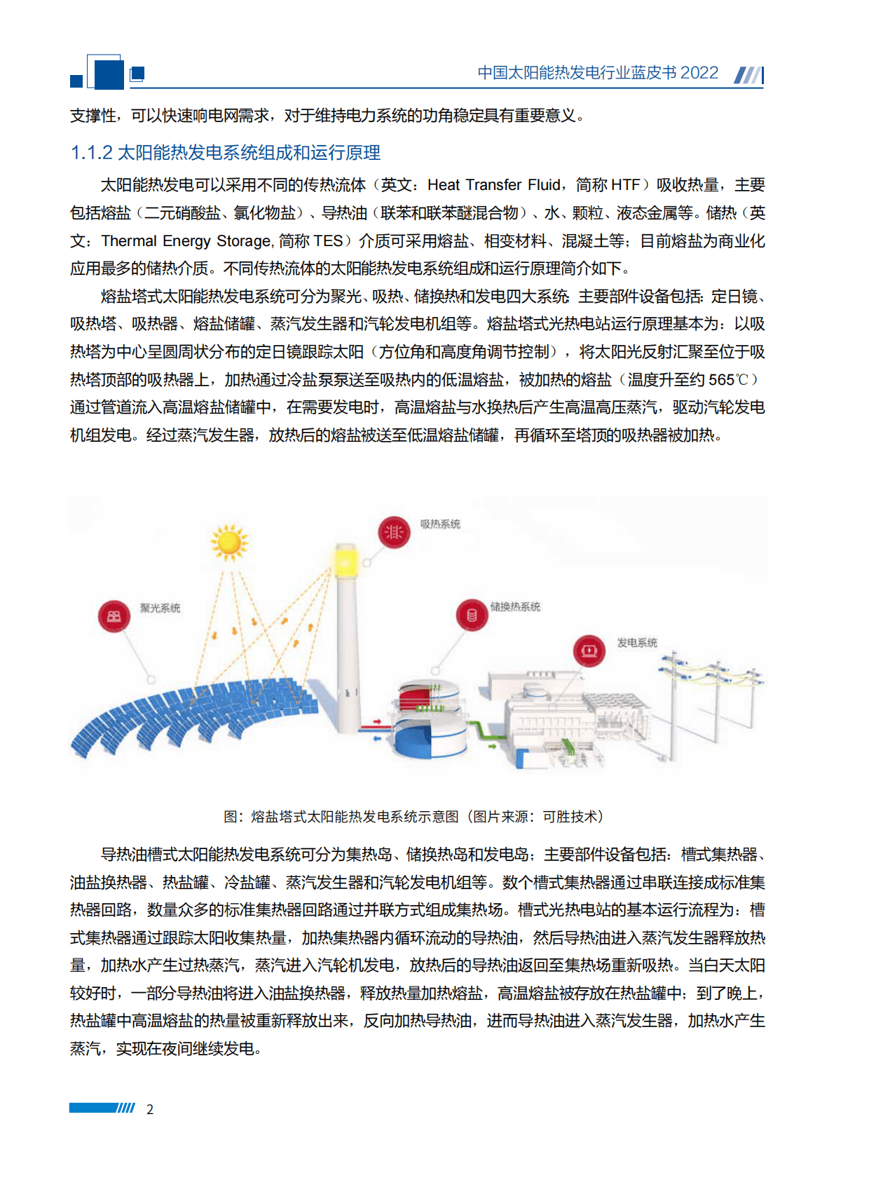 国家太阳能光热联盟：中国太阳能热发电行业蓝皮书2022 第8页