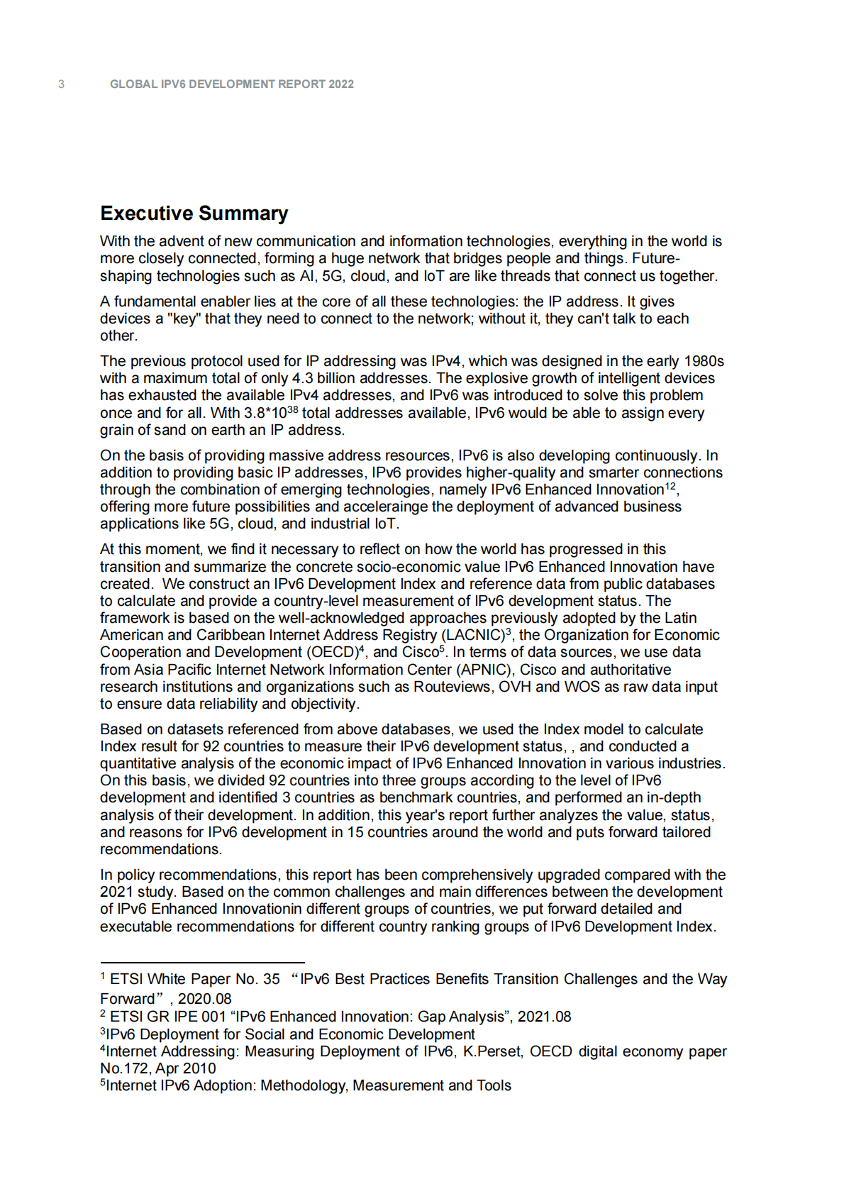 罗兰贝格：全球IPv6发展指数报告2022：社会经济价值与发展政策建议【英文版】 第3页
