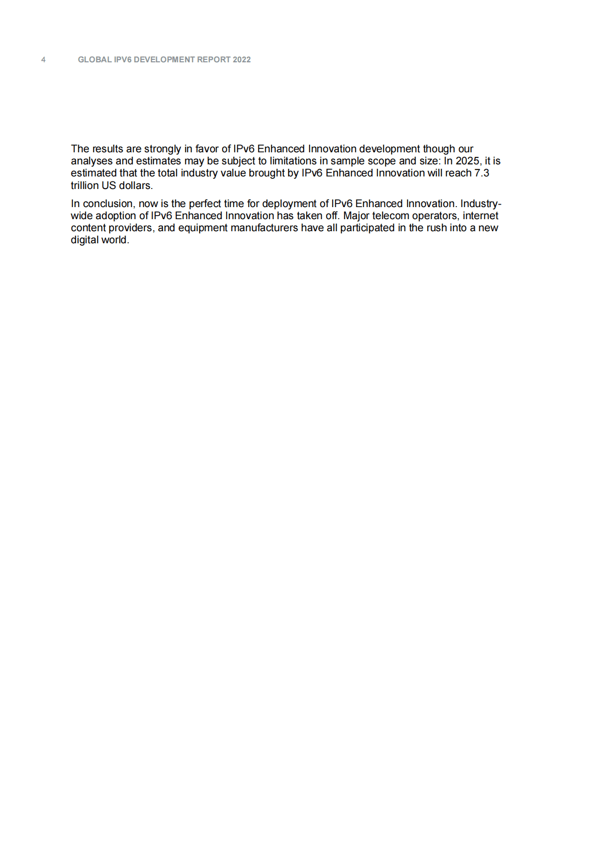 罗兰贝格：全球IPv6发展指数报告2022：社会经济价值与发展政策建议【英文版】 第4页