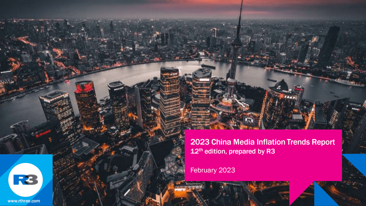 R3胜三：2023年中国媒体价格趋势预测【英文版】 第1页
