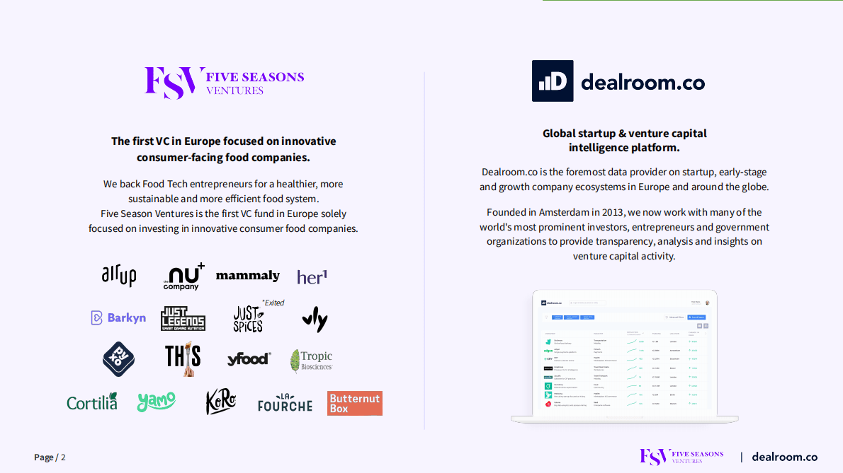 Dealroom：2023年欧洲食品科技状况（英） 第2页