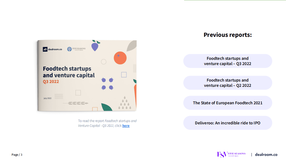 Dealroom：2023年欧洲食品科技状况（英） 第3页
