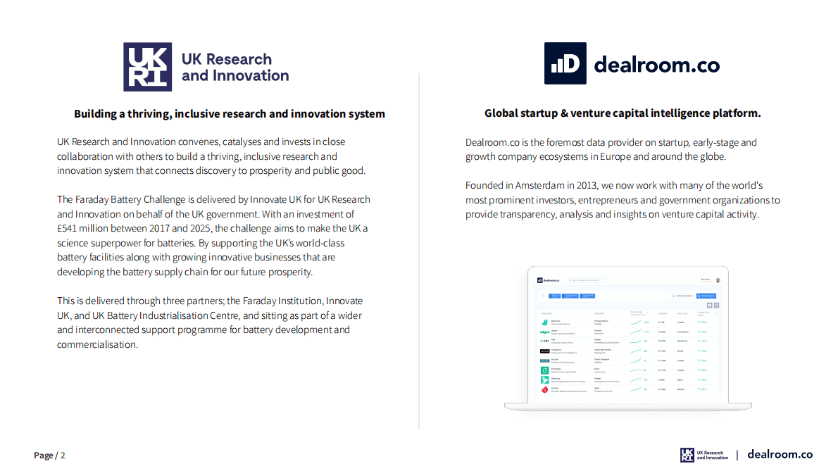 Dealroom：英国的电动汽车电池技术（英） 第2页