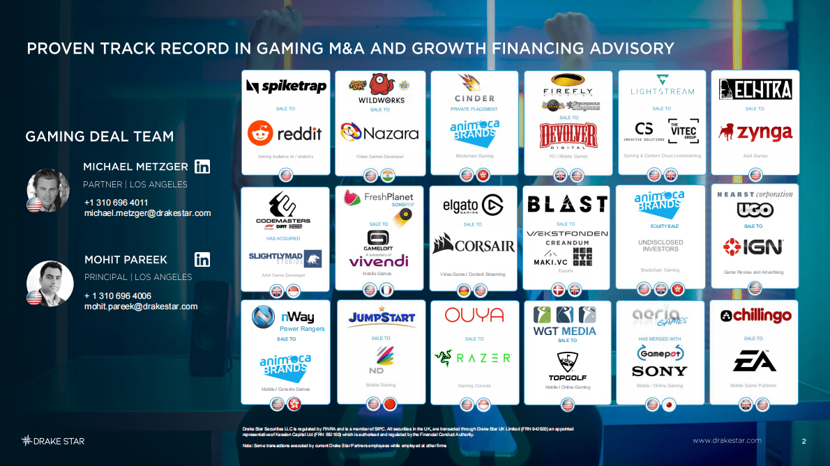 Drake Star：2022全球游戏行业报告（英） 第2页