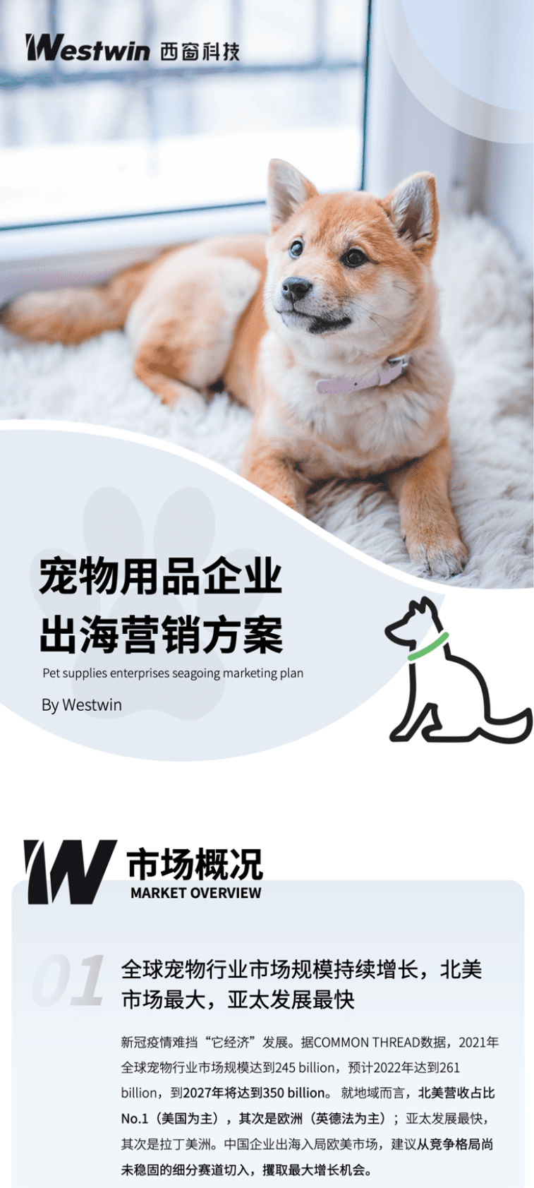 西窗科技：宠物用品企业出海营销方案 第1页