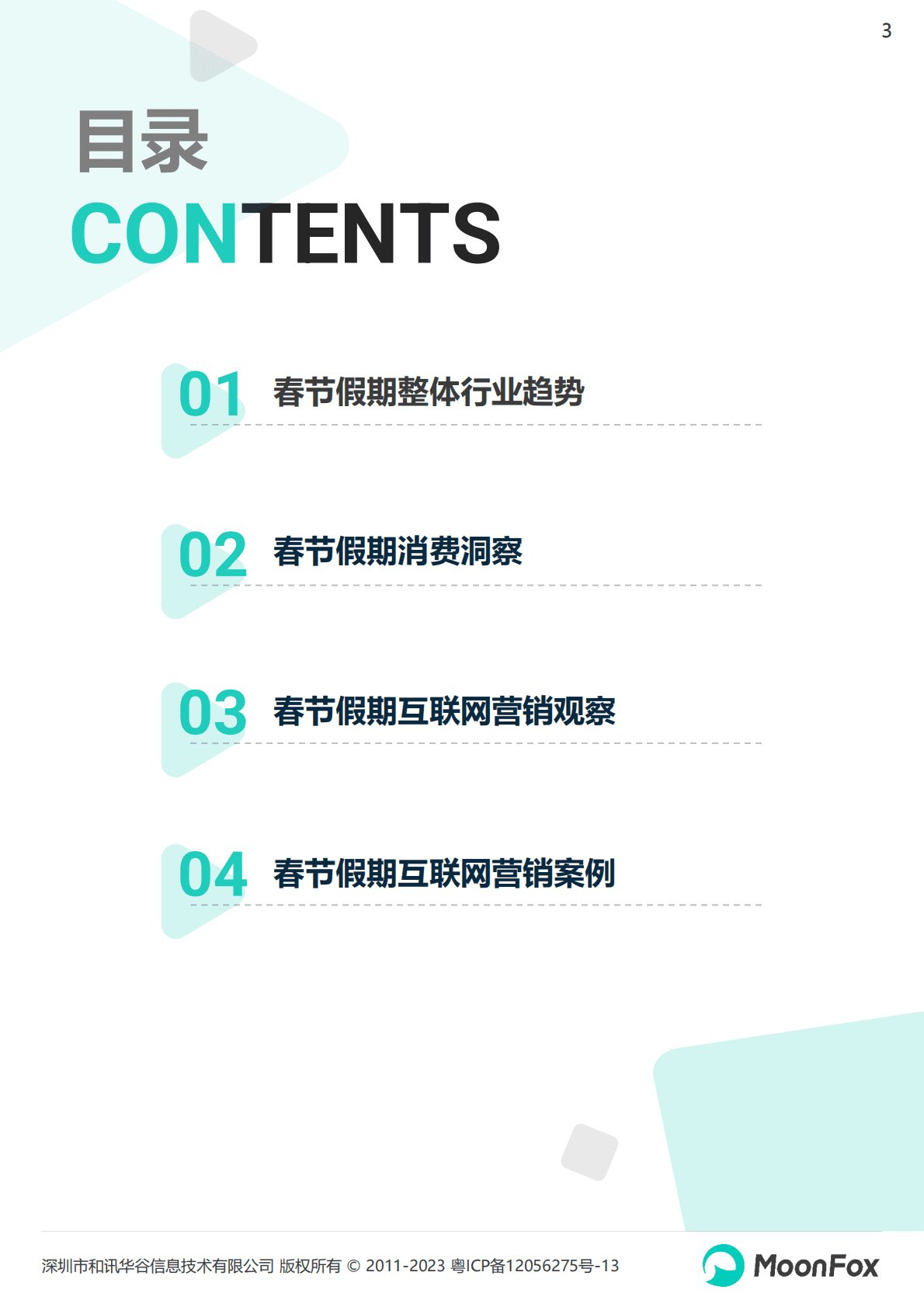 月狐数据：2023春节假期热门消费洞察报告 第3页