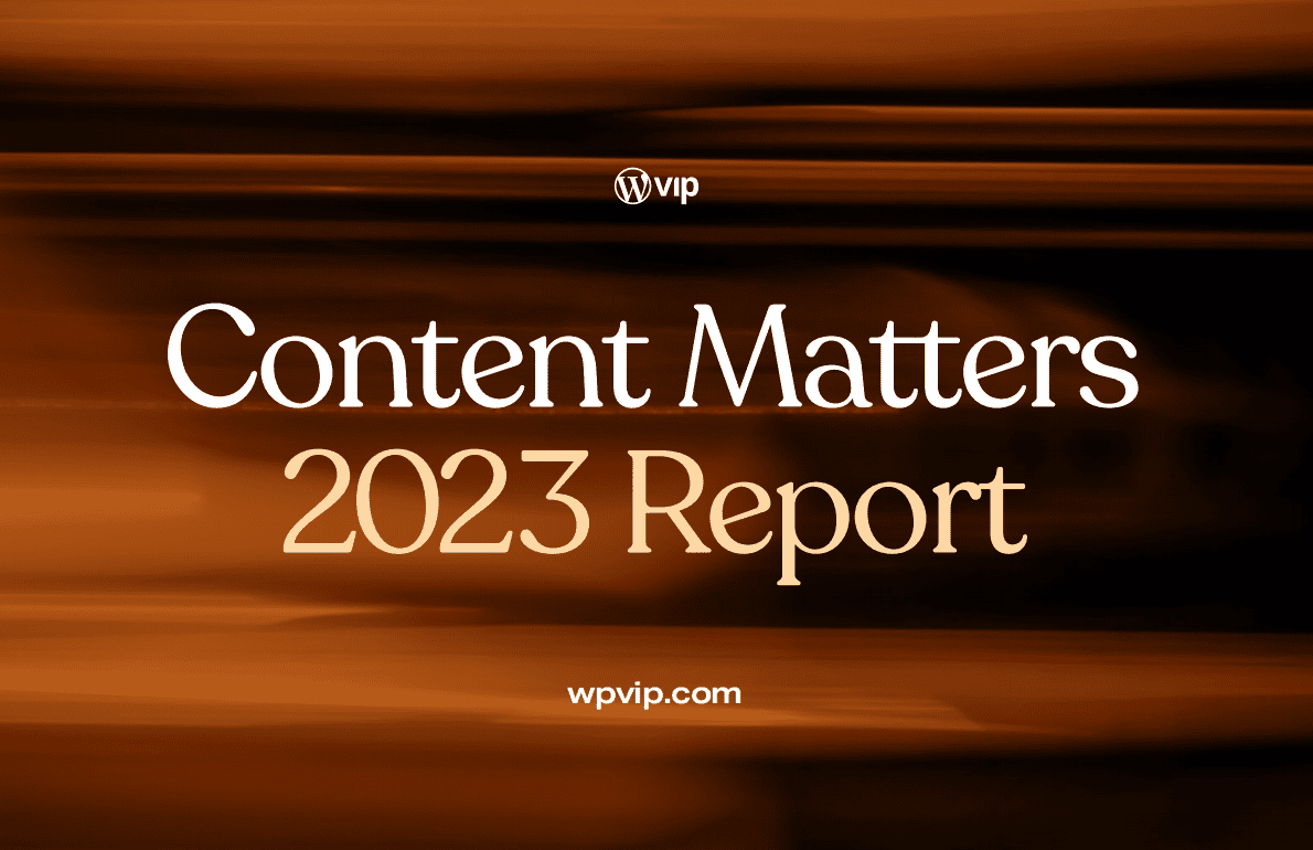 WPVIP：2023年内容营销报告【英文版】 第1页