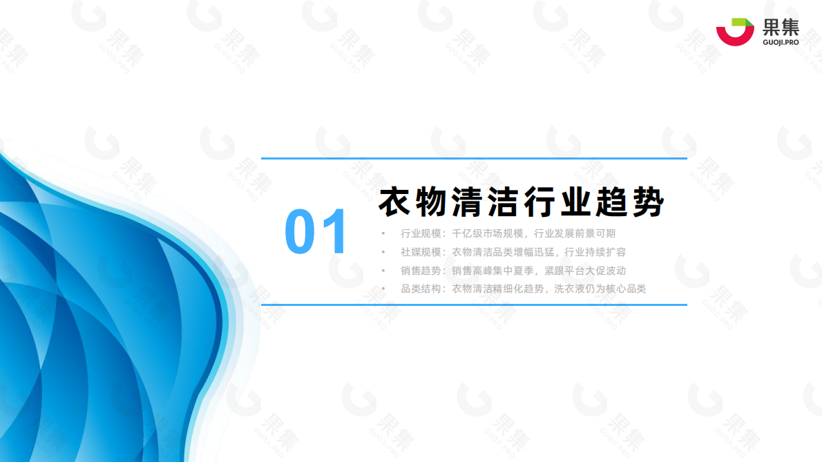 果集：2022年衣物清洁品类抖音平台年度分析报告 第3页