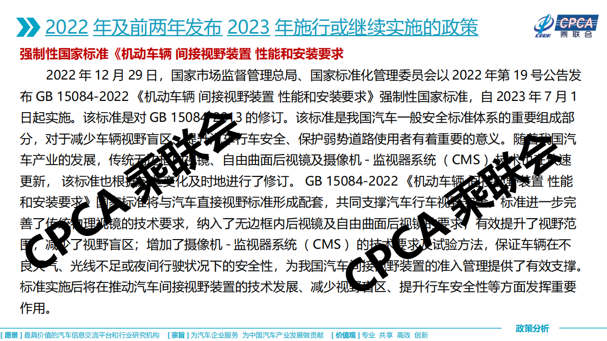 中国汽车流通协会：2023年国家汽车相关政策取向分析 第6页