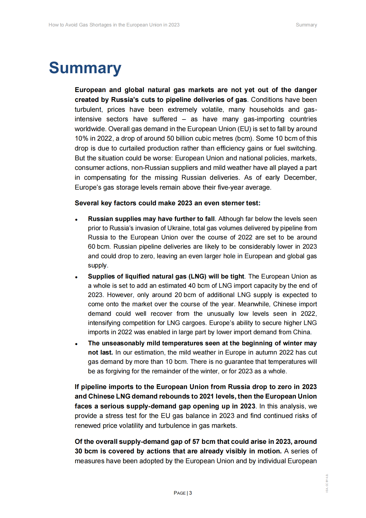 国际能源署（IEA）：2023年欧盟如何避免天然气短缺【英文版】 第3页