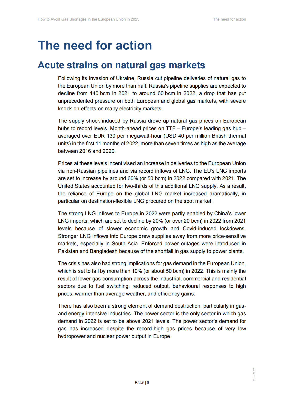 国际能源署（IEA）：2023年欧盟如何避免天然气短缺【英文版】 第6页