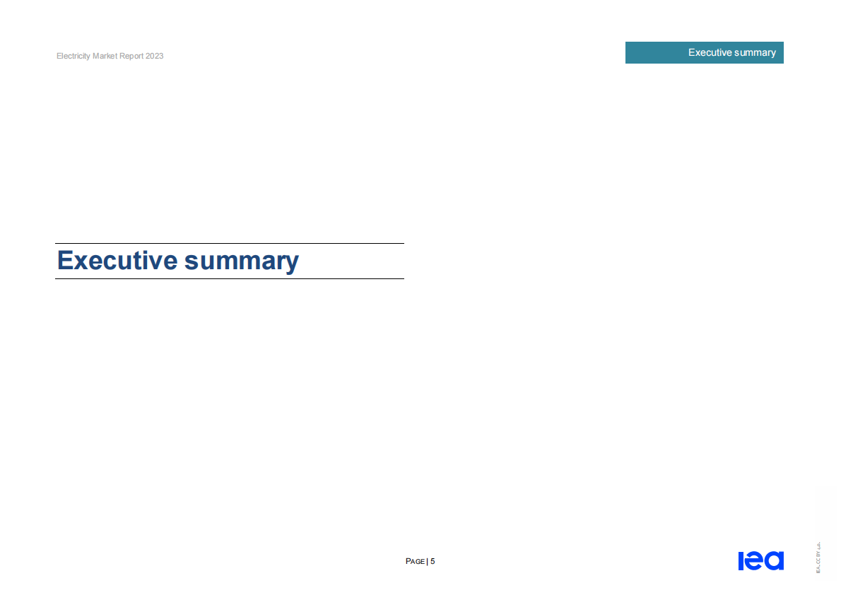 国际能源署（IEA）：全球电力市场报告2023【英文版】 第5页