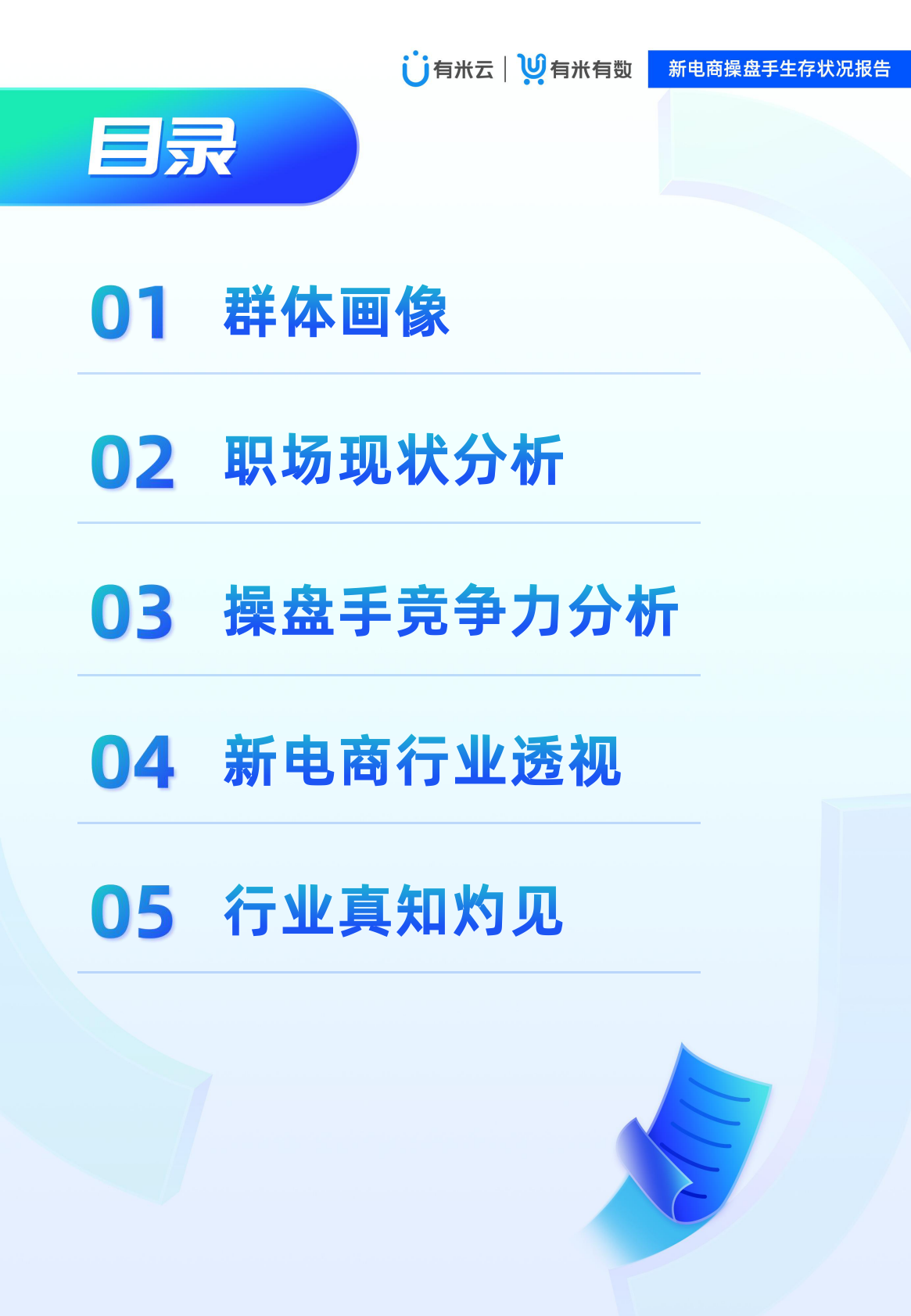有米有数：2022新电商操盘手生存状况报告 第4页