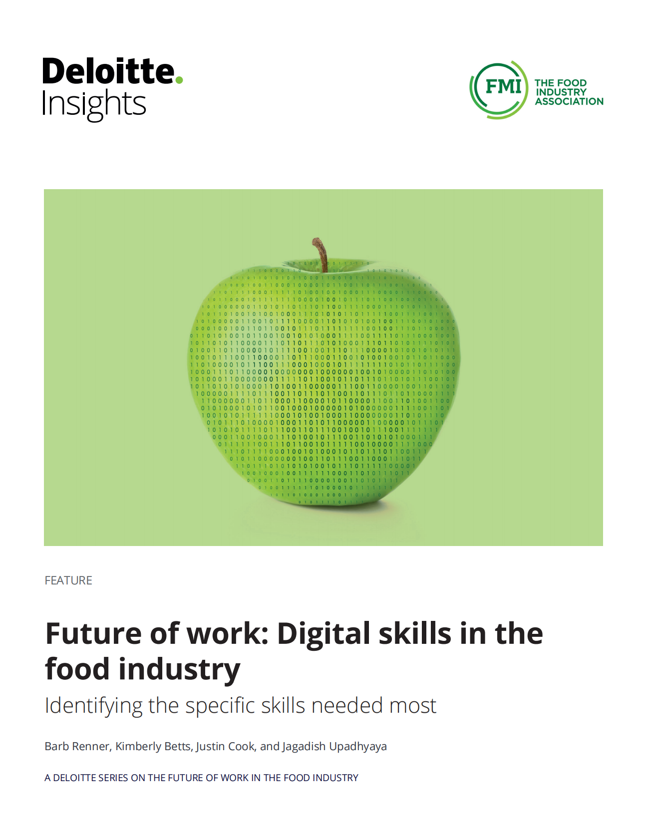 德勤：食品行业数字技能报告【英文版】 第1页