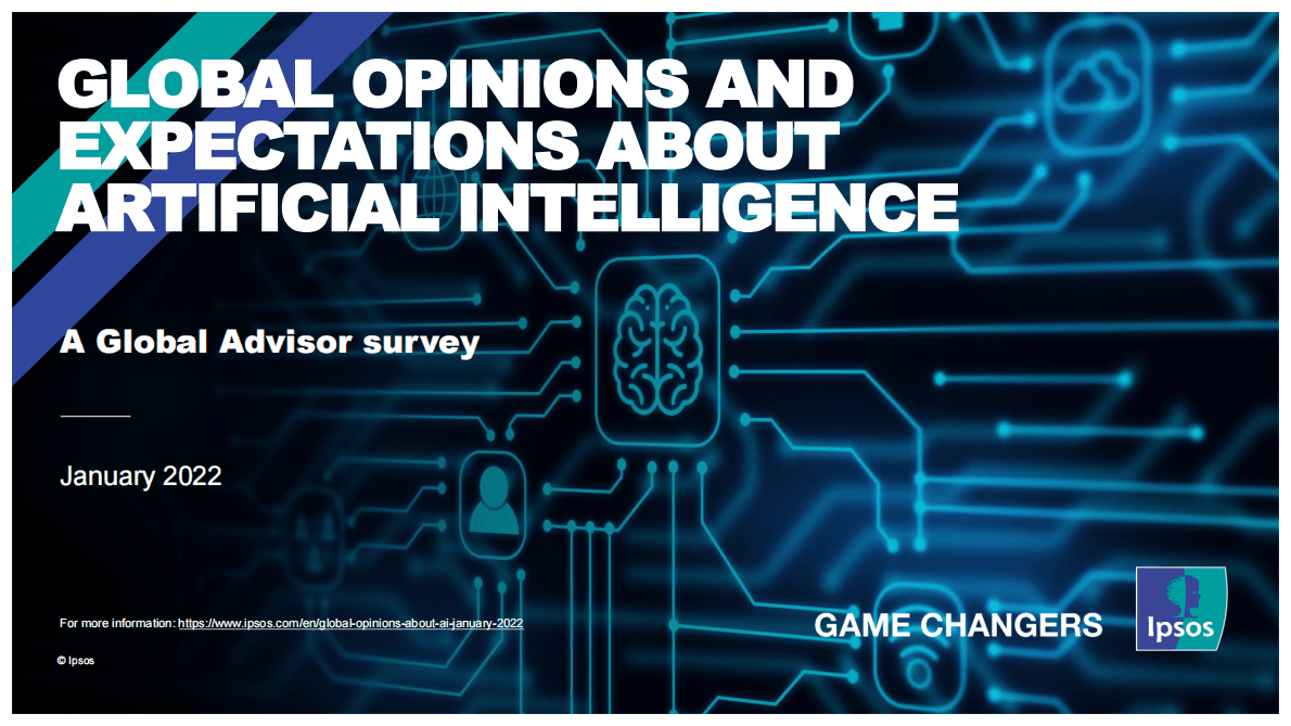 益普索：全球对AI的看法和期望【英文版】 第1页