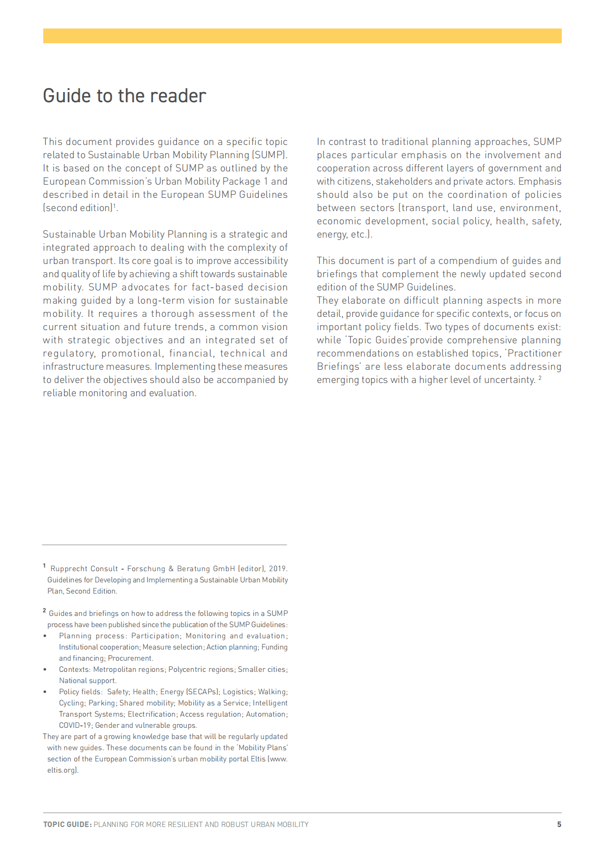 CIVITAS：规划更具弹性和稳健的城市交通【英文版】 第5页