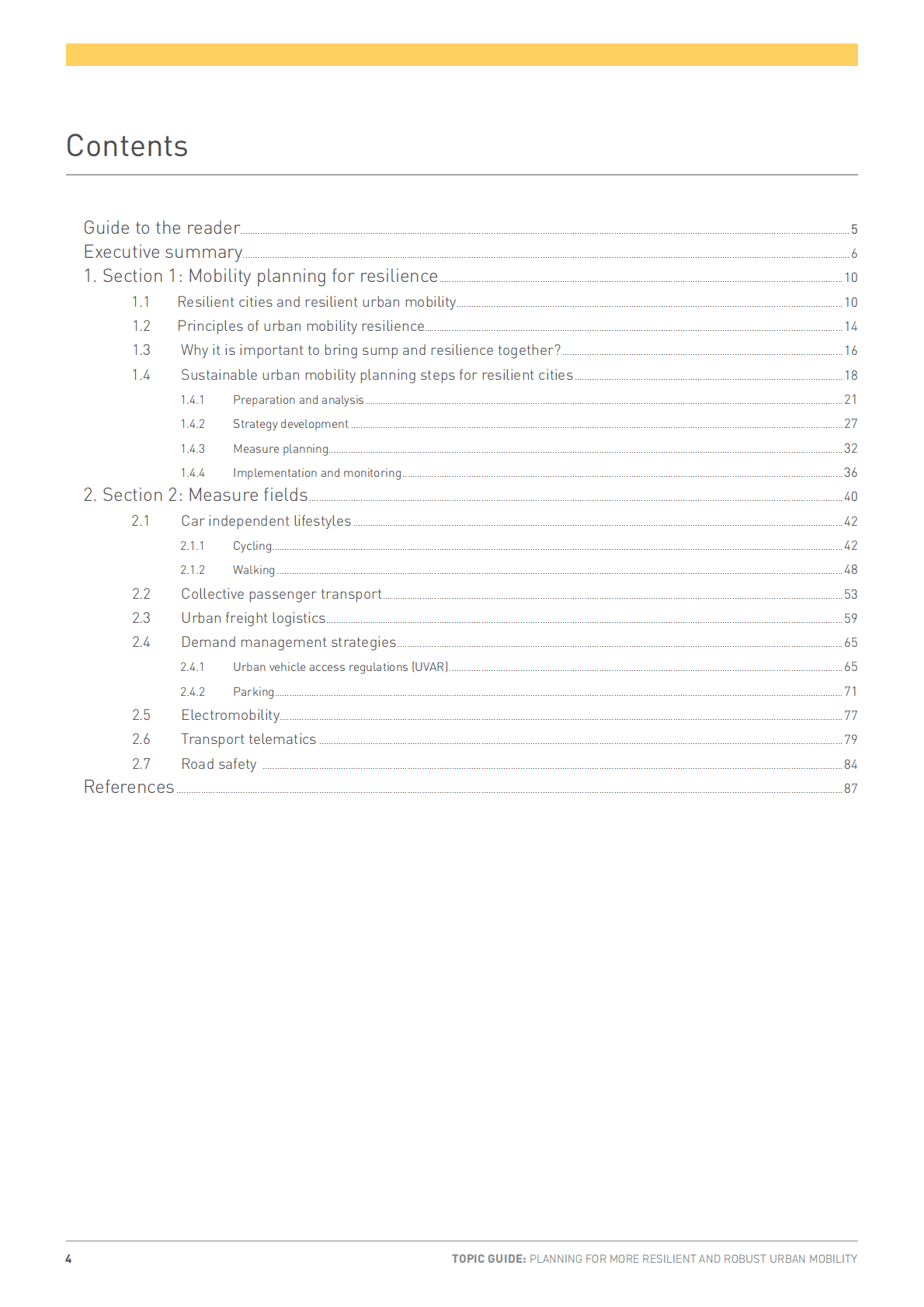 CIVITAS：规划更具弹性和稳健的城市交通【英文版】 第4页