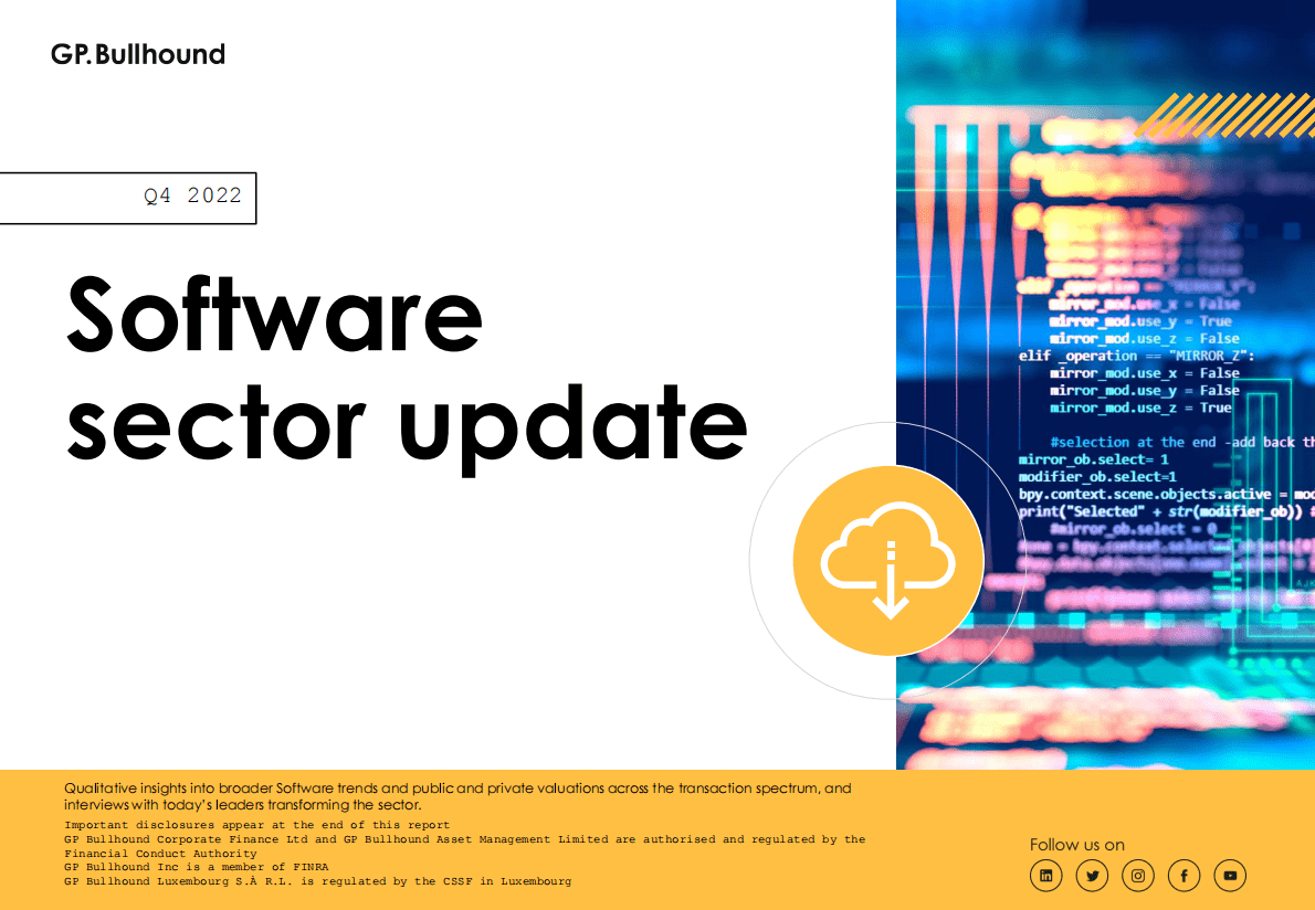 GP Bullhound：2022年第四季度软件报告【英文版】 第1页