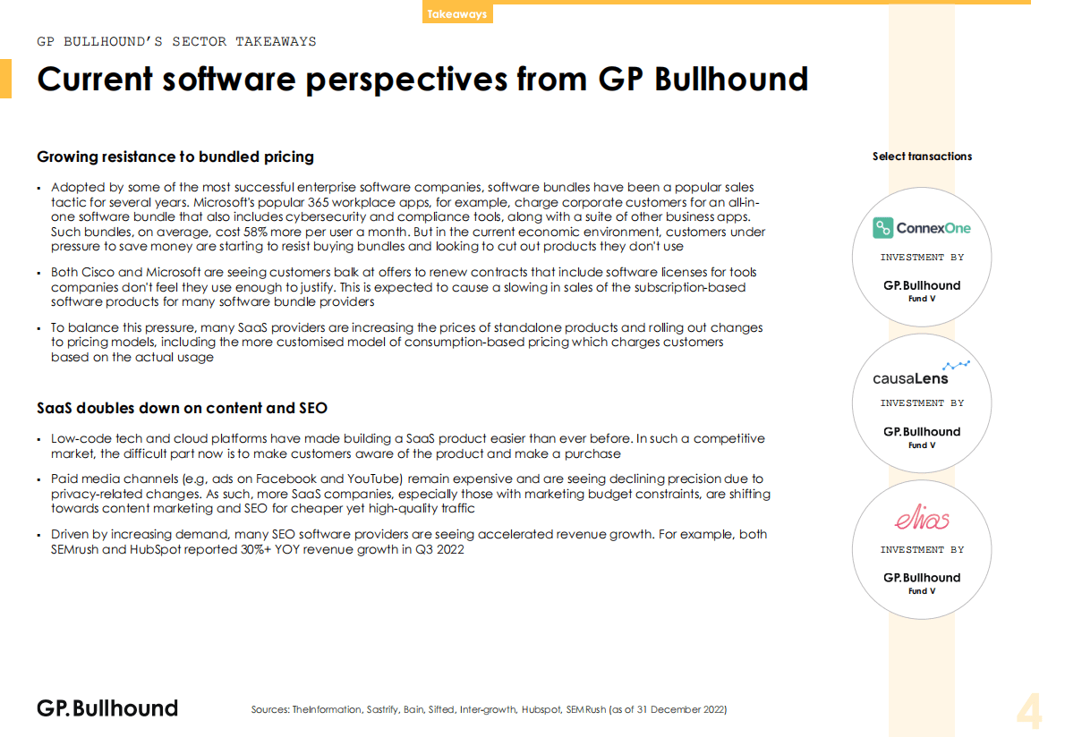 GP Bullhound：2022年第四季度软件报告【英文版】 第4页