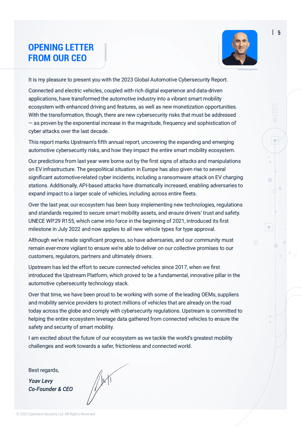 Upstream：2023全球汽车网络安全报告【英文版】 第5页