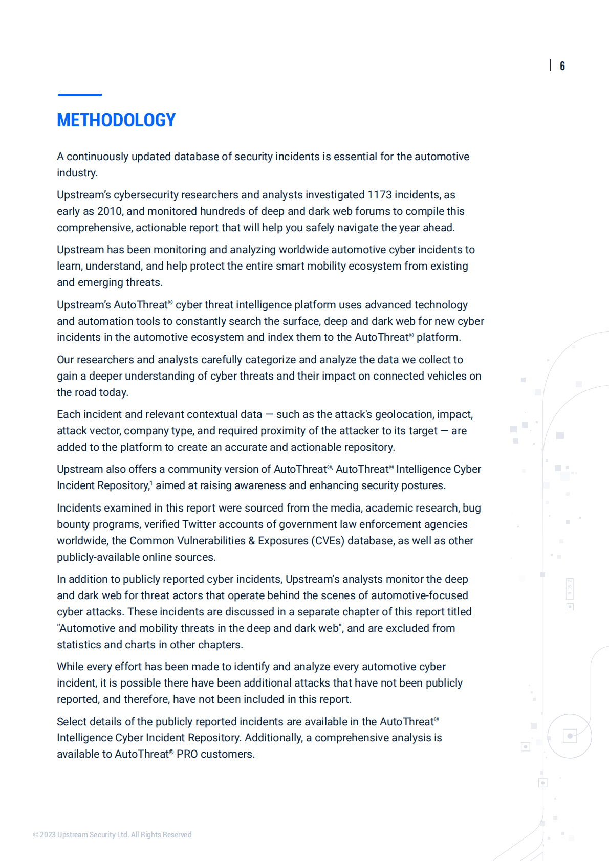 Upstream：2023全球汽车网络安全报告【英文版】 第6页