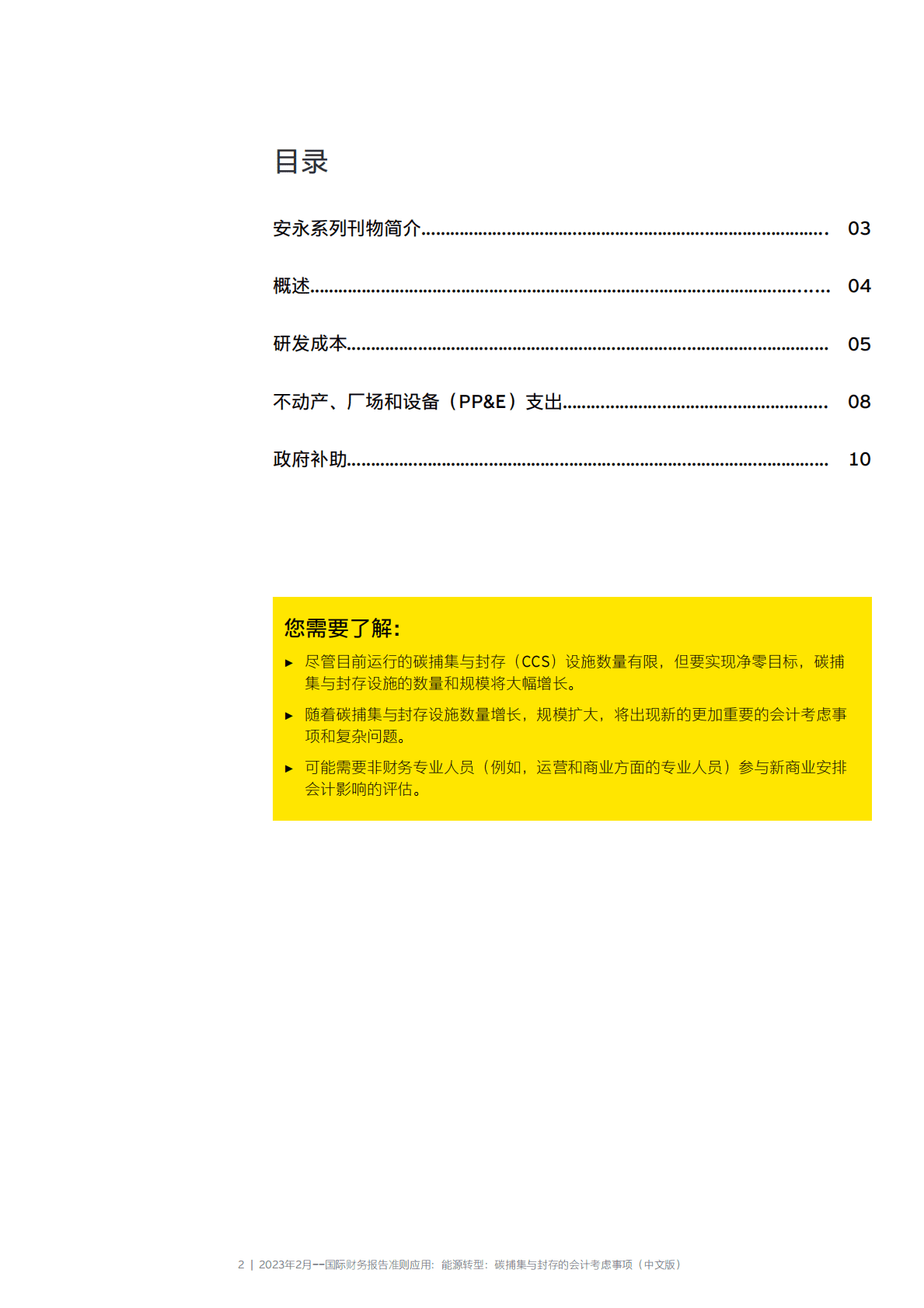 安永：国际财务报告准则应用——能源转型：碳捕集与封存的会计考虑事项 第2页