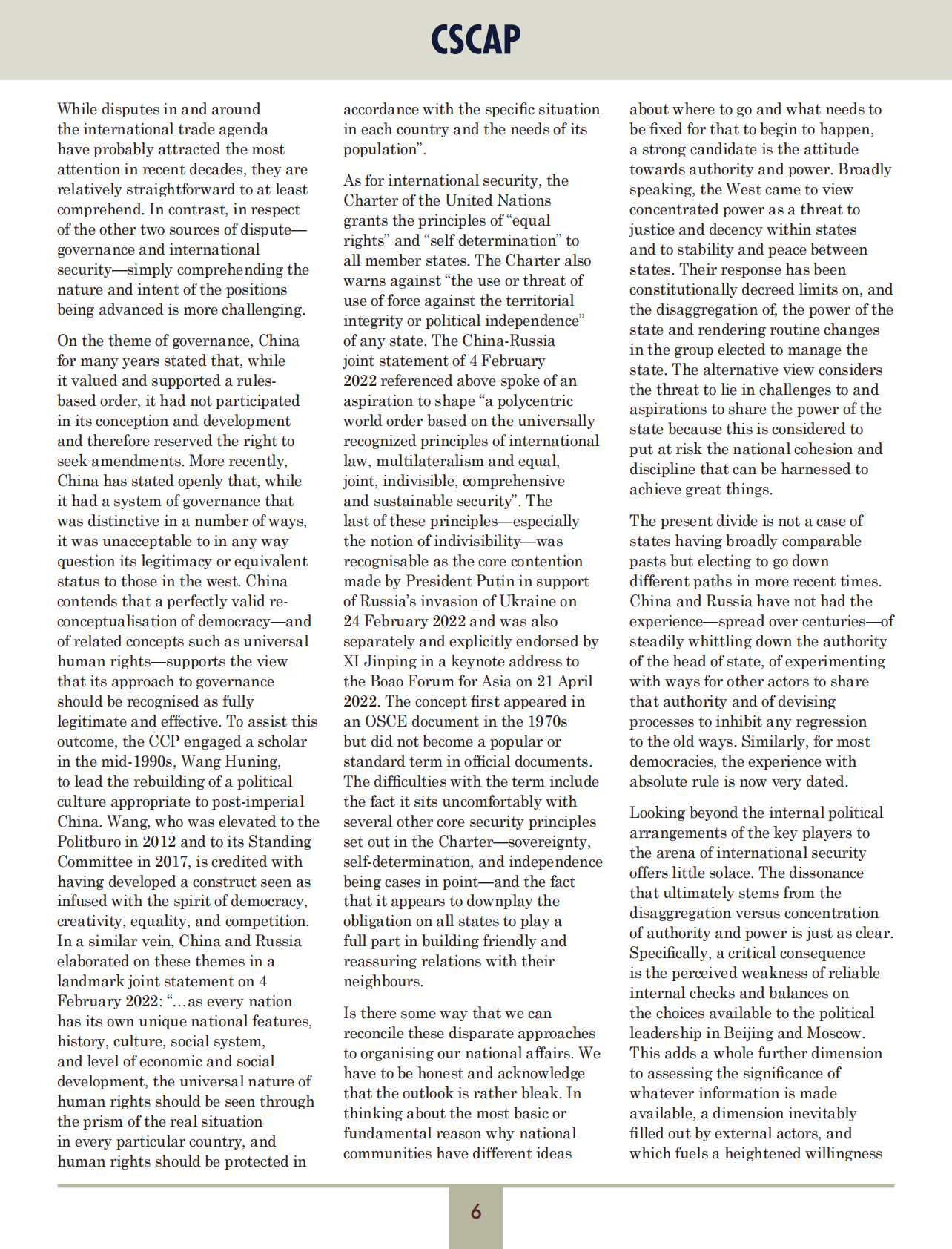 亚太安全合作理事会：2023亚太地区安全展望【英文版】 第6页