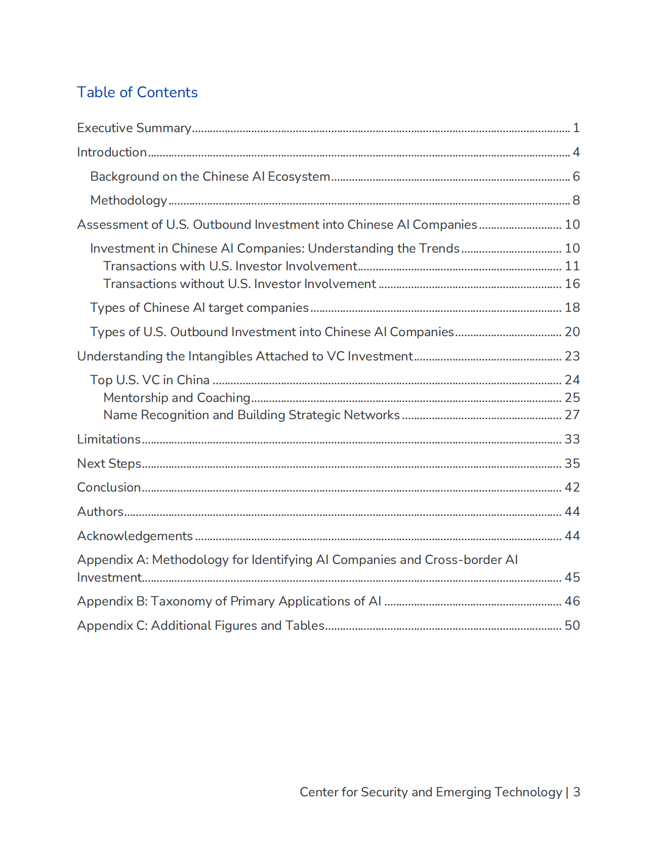 安全与新兴技术中心：美国对中国人工智能企业的投资分析【英文版】 第4页