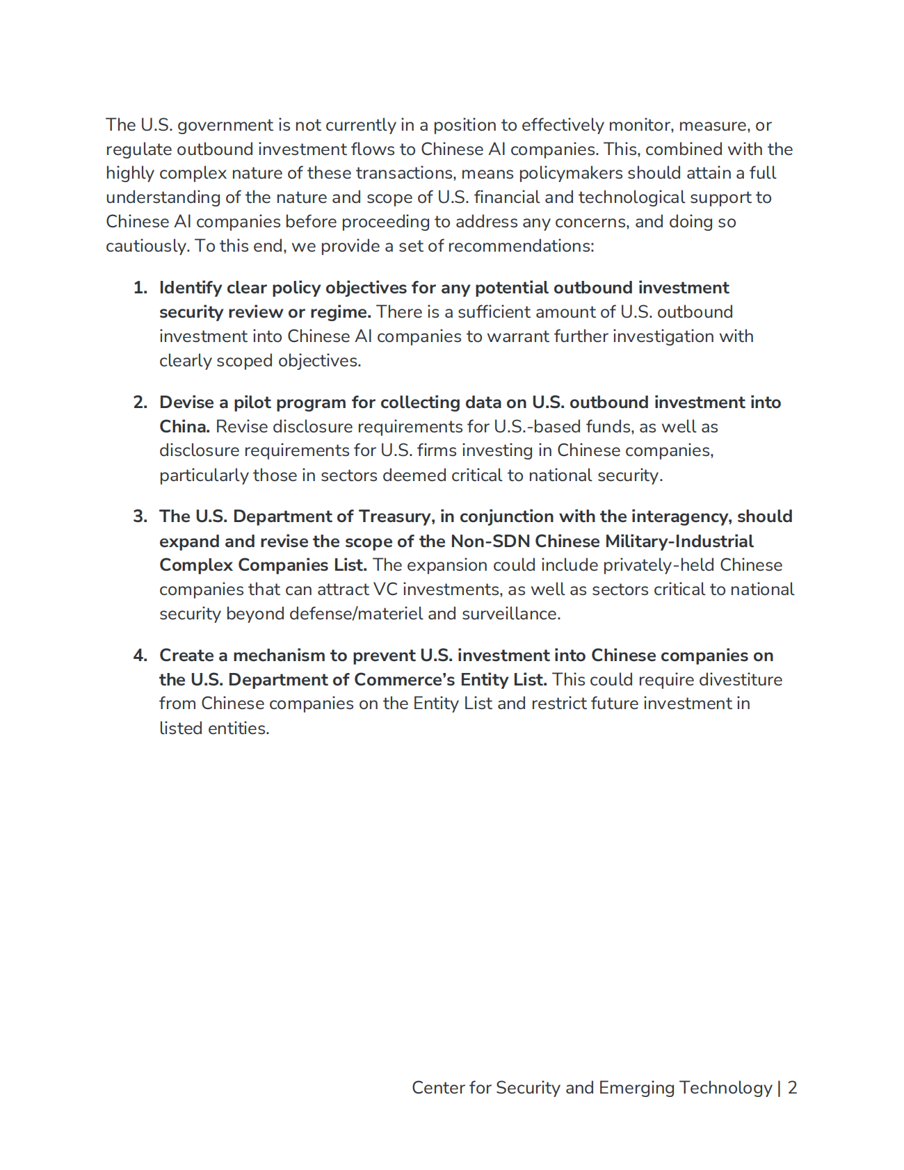 安全与新兴技术中心：美国对中国人工智能企业的投资分析【英文版】 第3页