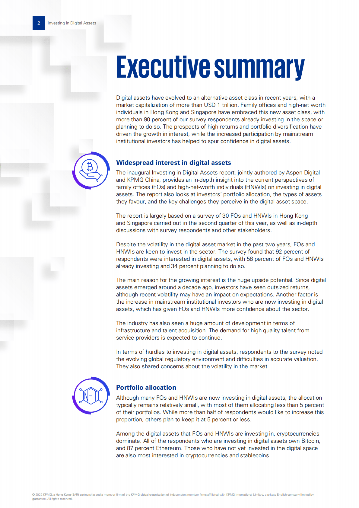 毕马威：投资虚拟资产：家族办公室及高净值投资者对虚拟资产配置的观点【英文版】 第4页