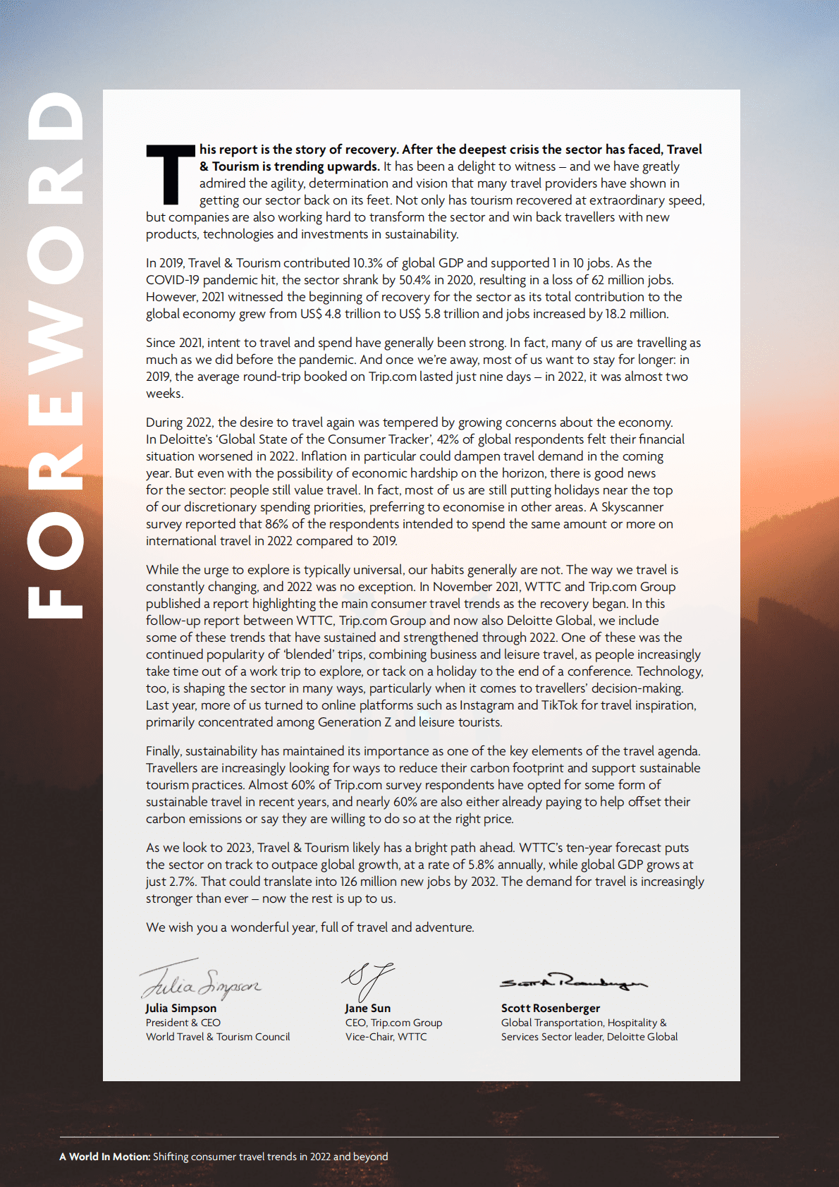 德勤：不断变化的世界：2022年以来消费者旅行趋势的转变【英文版】 第2页
