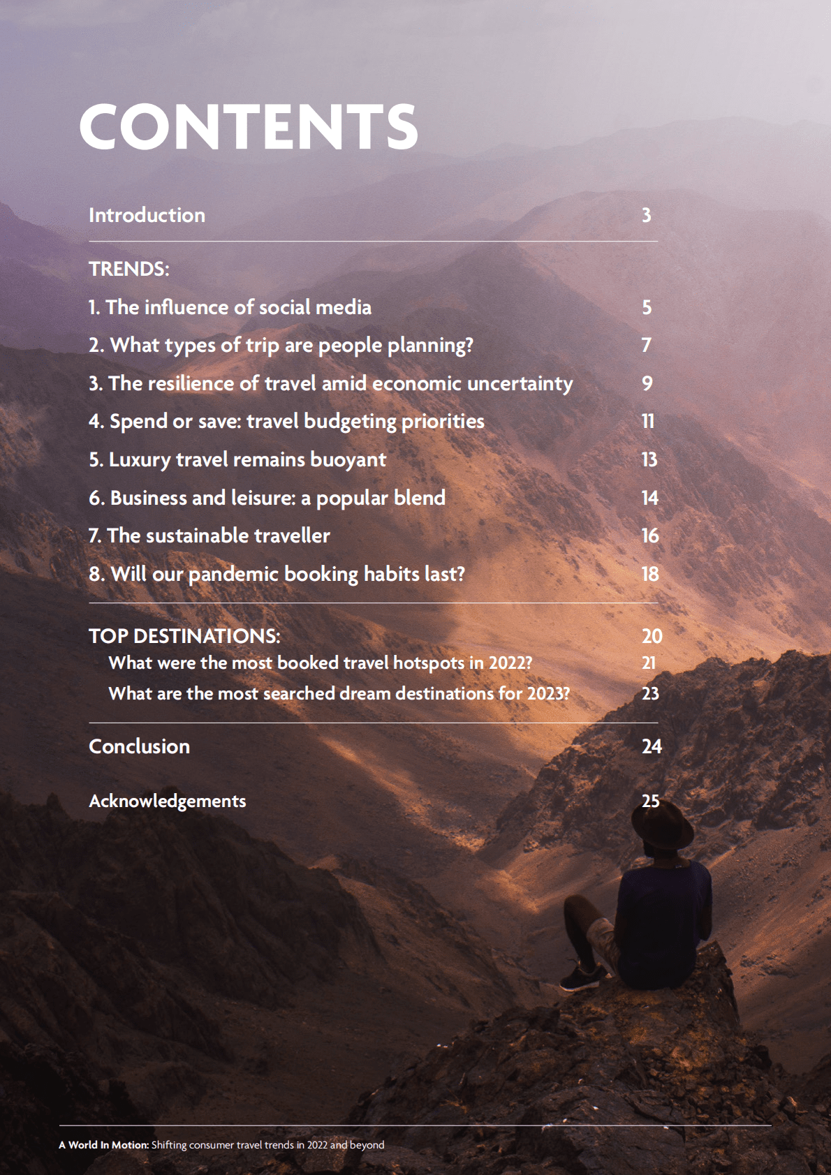 德勤：不断变化的世界：2022年以来消费者旅行趋势的转变【英文版】 第3页