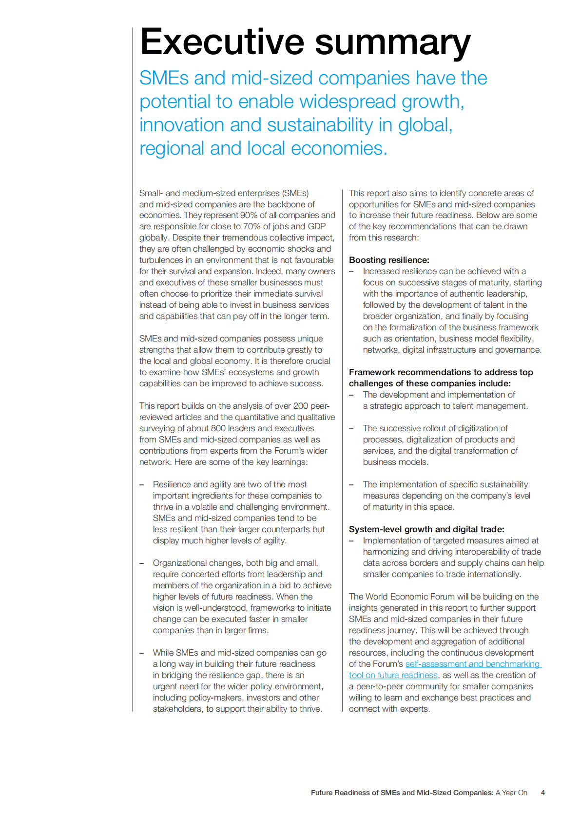 世界经济论坛：中小企业对未来的准备【英文版】 第4页