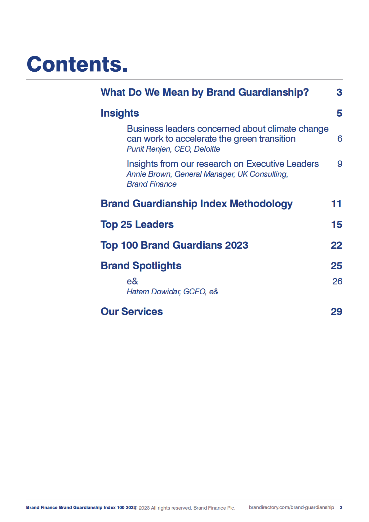 Brand Finance：2023年品牌守护指数【英文版】 第2页