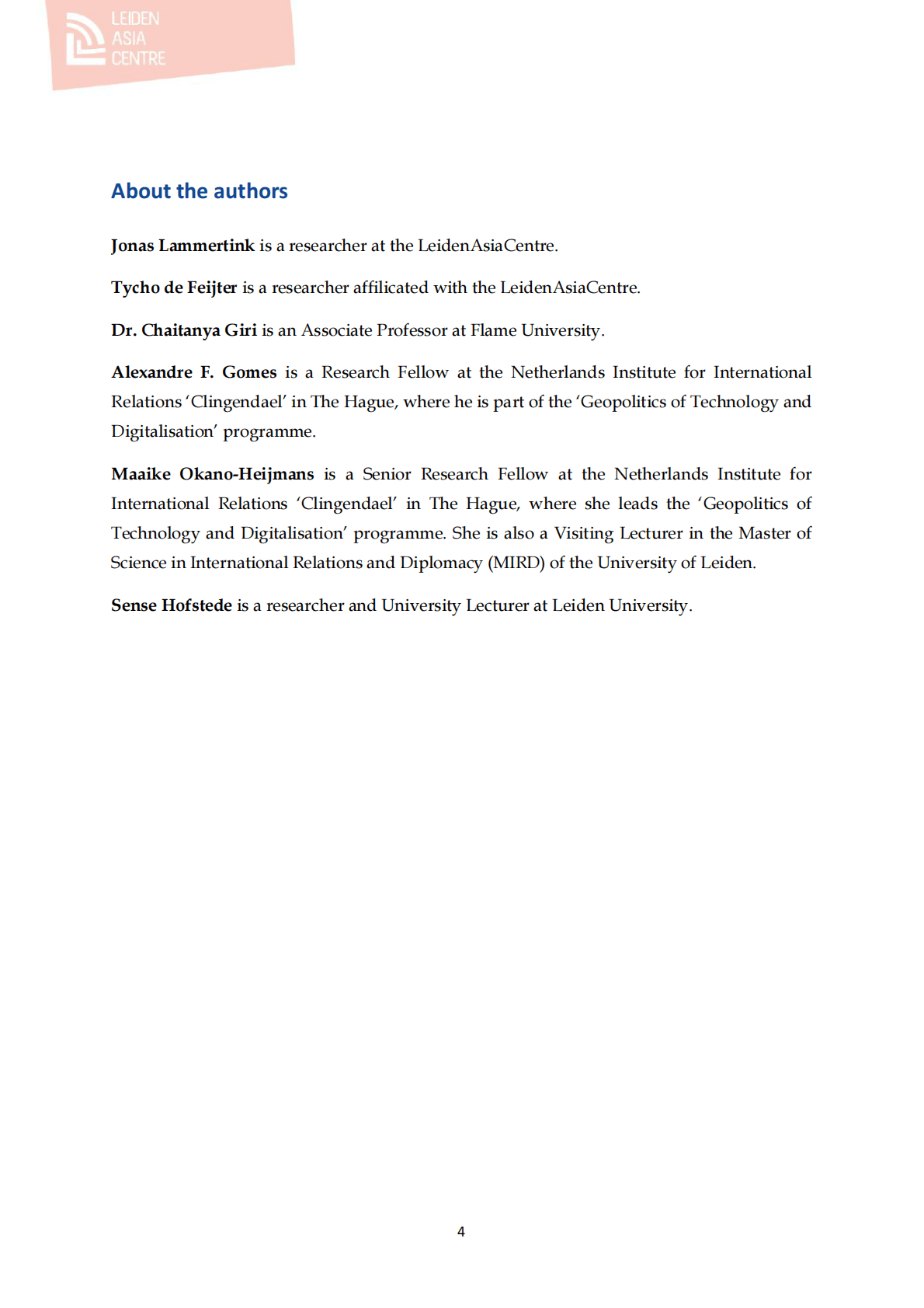 荷兰国际关系研究所：荷兰半导体在亚洲的利益【英文版】 第4页