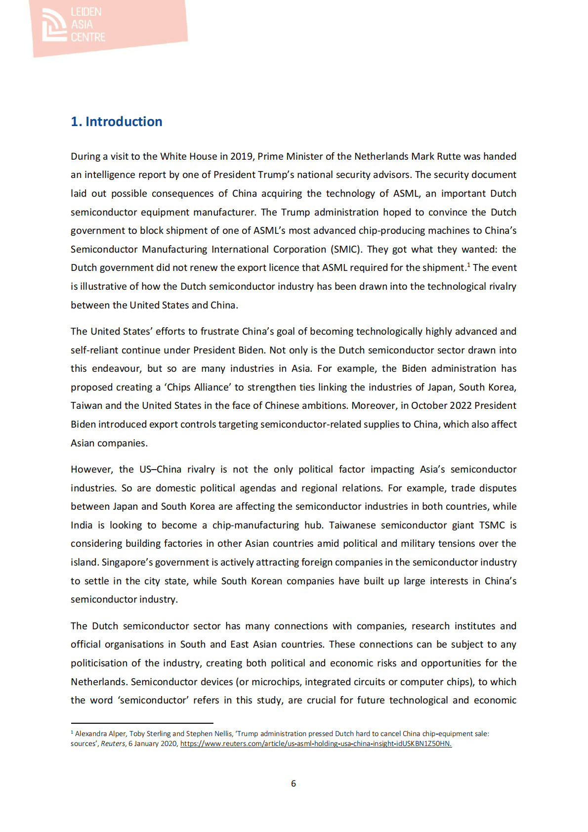 荷兰国际关系研究所：荷兰半导体在亚洲的利益【英文版】 第6页