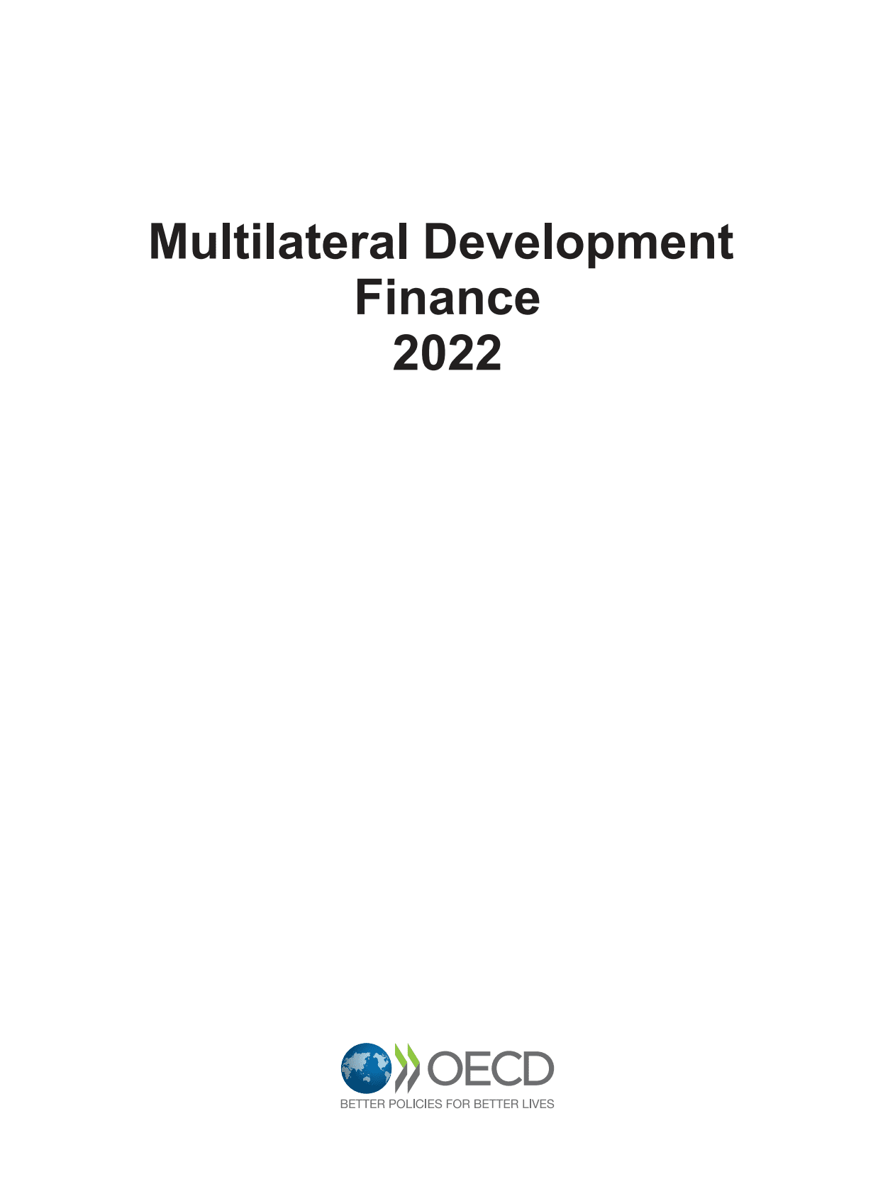 经合组织（OECD）：2022年多边发展融资报告【英文版】 第3页