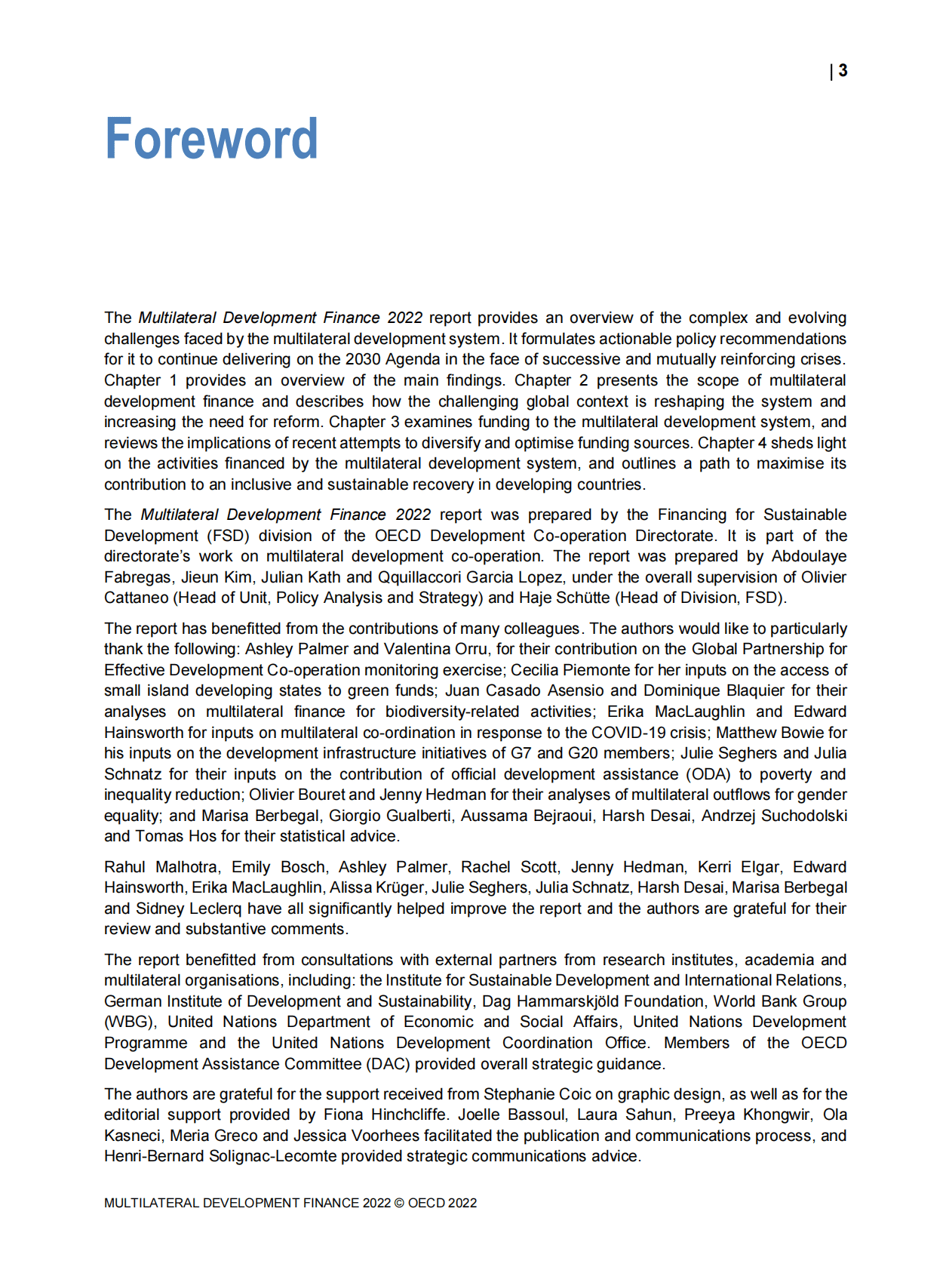 经合组织（OECD）：2022年多边发展融资报告【英文版】 第5页