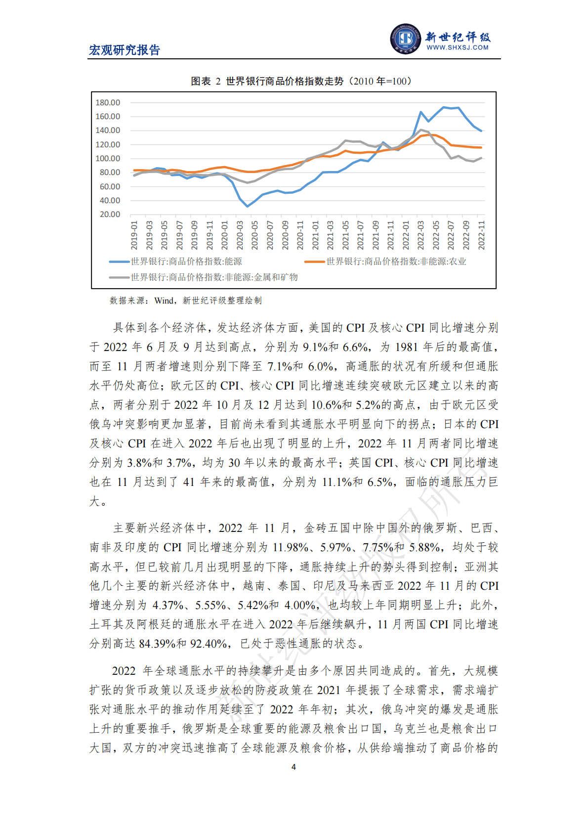 新世纪评级：我国经济发展的外部环境低迷且不稳定——2022年宏观经济分析与展望（国际环境篇） 第4页
