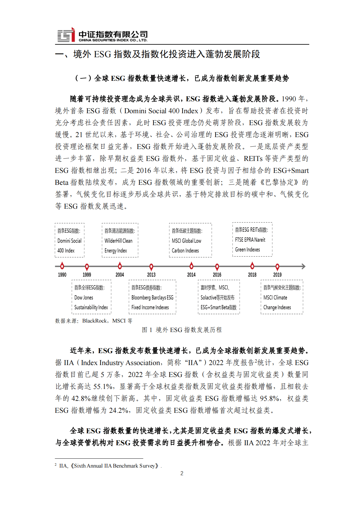 中证指数：全球ESG指数及指数化投资发展年度报告（2022） 第2页