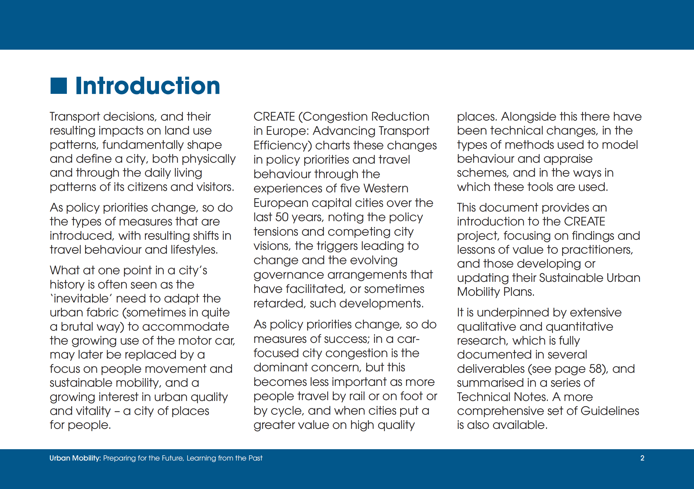 CIVITAS：欧洲减少交通拥堵、提高交通效率项目摘要和建议【英文版】 第2页