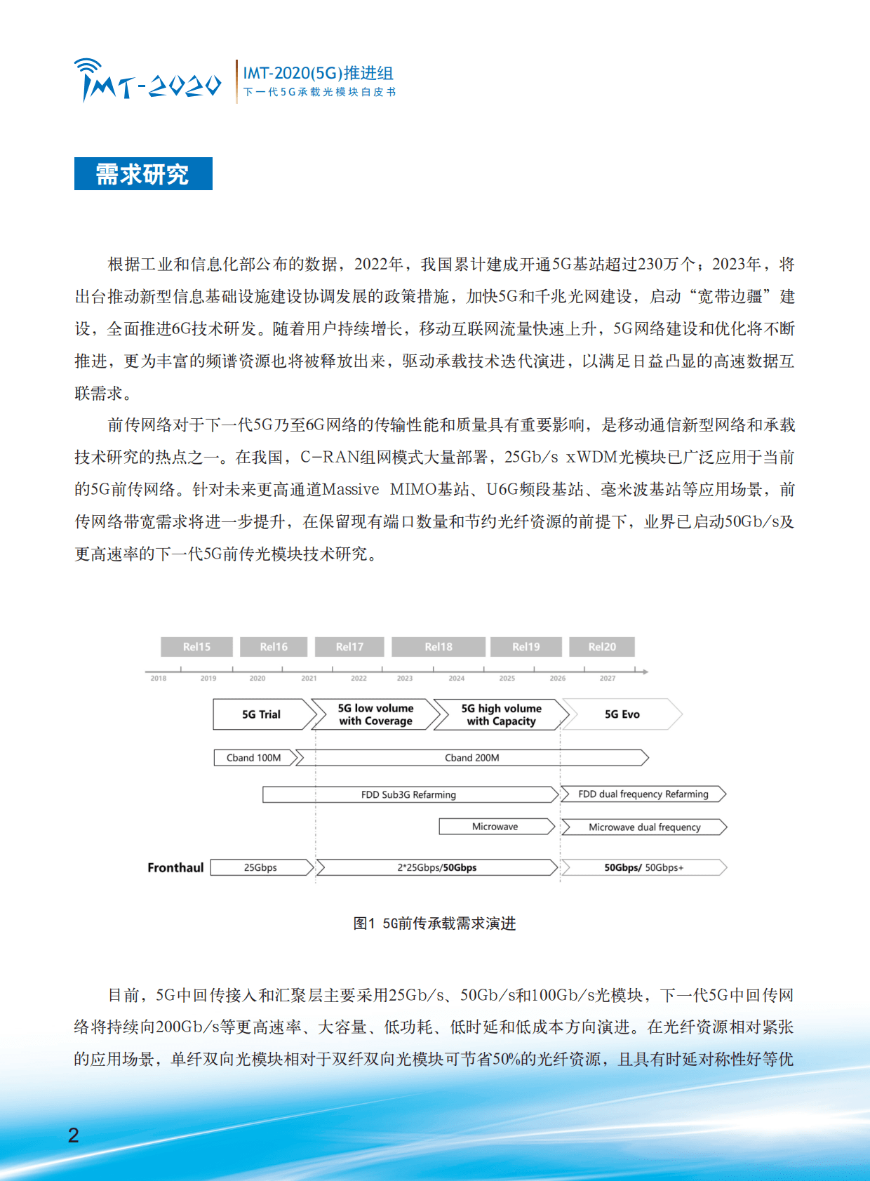 IMT-2020（5G）推进组：下一代5G承载光模块白皮书 第4页