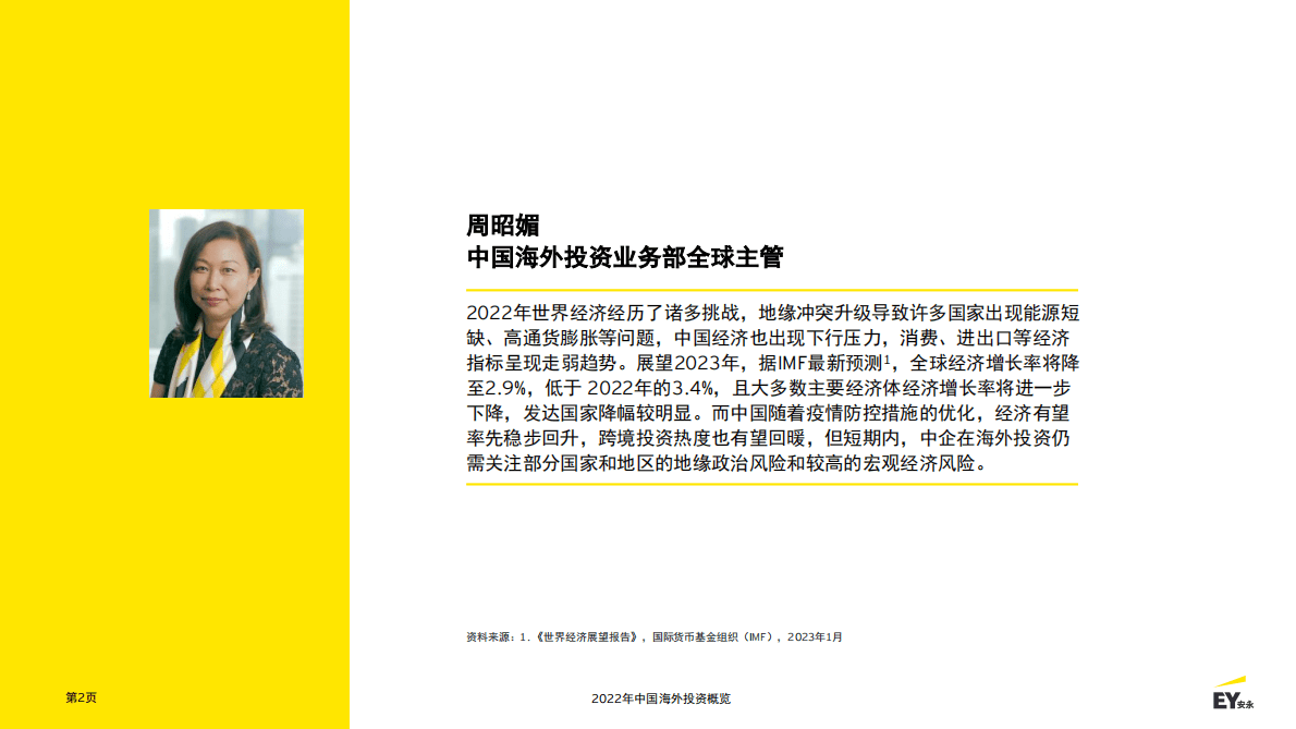 安永：2022年中国海外投资概览 第2页