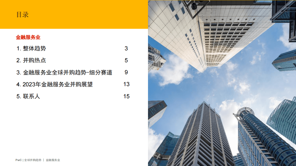 普华永道：2022年全球并购行业趋势回顾及2023年展望&mdash;&mdash;金融服务 第2页
